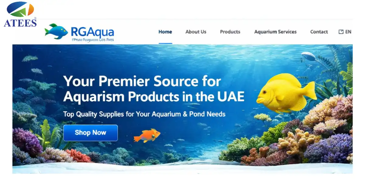 Website Development for RGAqua UAE